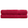vidaXL saunalina SOLUND 2 tk, punane, 80x200 cm, 600 gsm