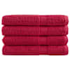 vidaXL saunalina SOLUND 4 tk, punane, 80x200 cm, 600 gsm