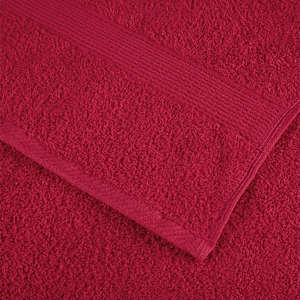 Premium ručníky SOLUND 10 ks červené 80 x 200 cm 600 g/m² - obrázek 6