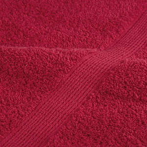 Premium ručníky SOLUND 10 ks červené 80 x 200 cm 600 g/m² - obrázek 7