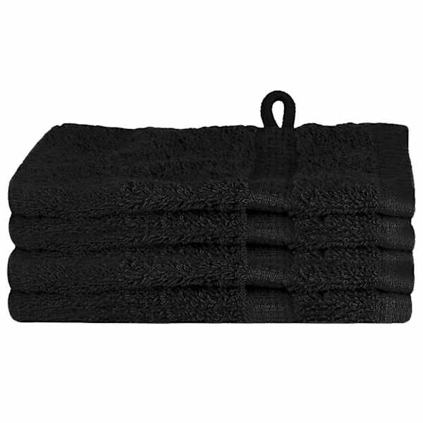 vidaXL K&uuml;lastaja r&auml;tik SOLUND 4 tk Must 15 x 21 cm 550 gsm