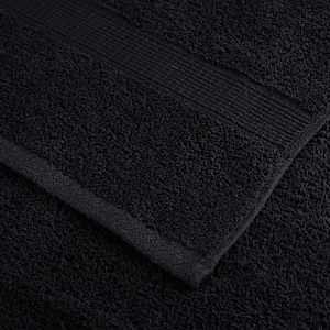 Premium ručníky SOLUND 10 ks černé 50 x 100 cm 600 g/m² - obrázek 6