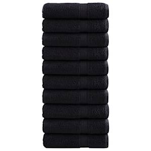 Prémiové osušky SOLUND 10 ks černé 100x150 cm 600 g/m² - obrázek 1