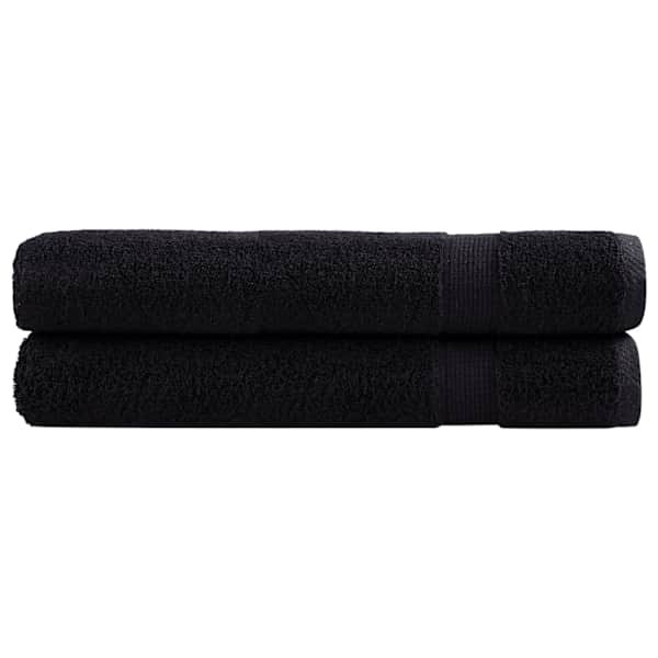 vidaXL saunalina SOLUND 2 tk, must, 80x200 cm, 600 gsml