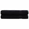 vidaXL r&auml;tikud SOLUND 2 tk, must, 100x200 cm, 600 gsm