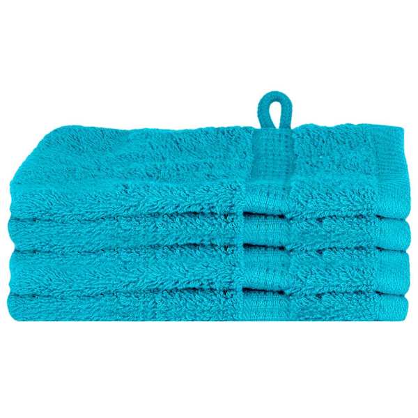 vidaXL K&uuml;lastaja r&auml;tik SOLUND 4 tk T&uuml;rkiissinine 15 x 21 cm 550 gsm