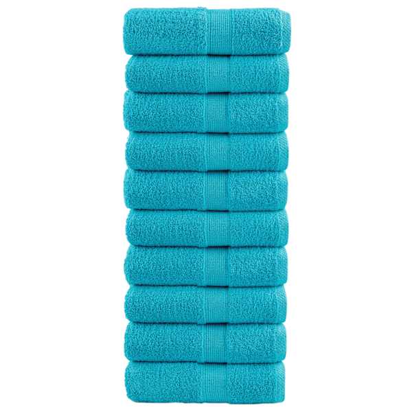 vidaXL premium-klassi k&uuml;lalister&auml;tikud SOLUND 10 tk t&uuml;rkiissinine 30 x 50 cm 600 g/m&sup2;