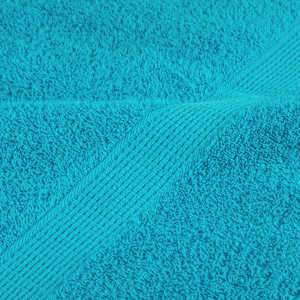 Premium ručníky SOLUND 10 ks tyrkysové 70x140 cm 600 g/m² - obrázek 7