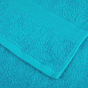Prémiové osušky SOLUND 10 ks tyrkysové 100x150 cm 600 g/m² - obrázek 6