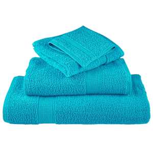 Premium ručníky SOLUND 10 ks tyrkysové 80x200 cm 600 g/m² - obrázek 4