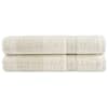 vidaXL saunalina SOLUND 2 tk, kreemjas, 80x200 cm, 600 gsm