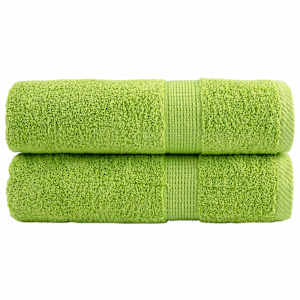 Premium brisače SOLUND 2 kosi zelena 70x140 cm 600 g/m2