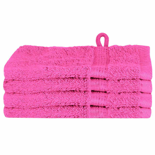 vidaXL K&uuml;lastaja r&auml;tik SOLUND 4 tk Roosa 15 x 21 cm 550 gsm