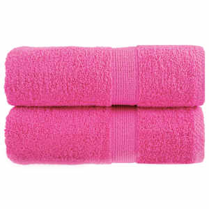Premium brisače za goste SOLUND 2 kosa roza 30x50 cm 600 g/m²