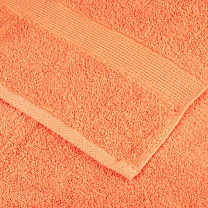 6dílná sada ručníků Premium SOLUND oranžové 600 g/m² - obrázek 5