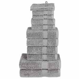 Komplet brisač iz bombaža 12-delni SOLUND siva 600 gsm