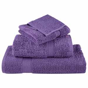 12dílná sada ručníků Premium SOLUND fialová 600 g/m² - obrázek 4