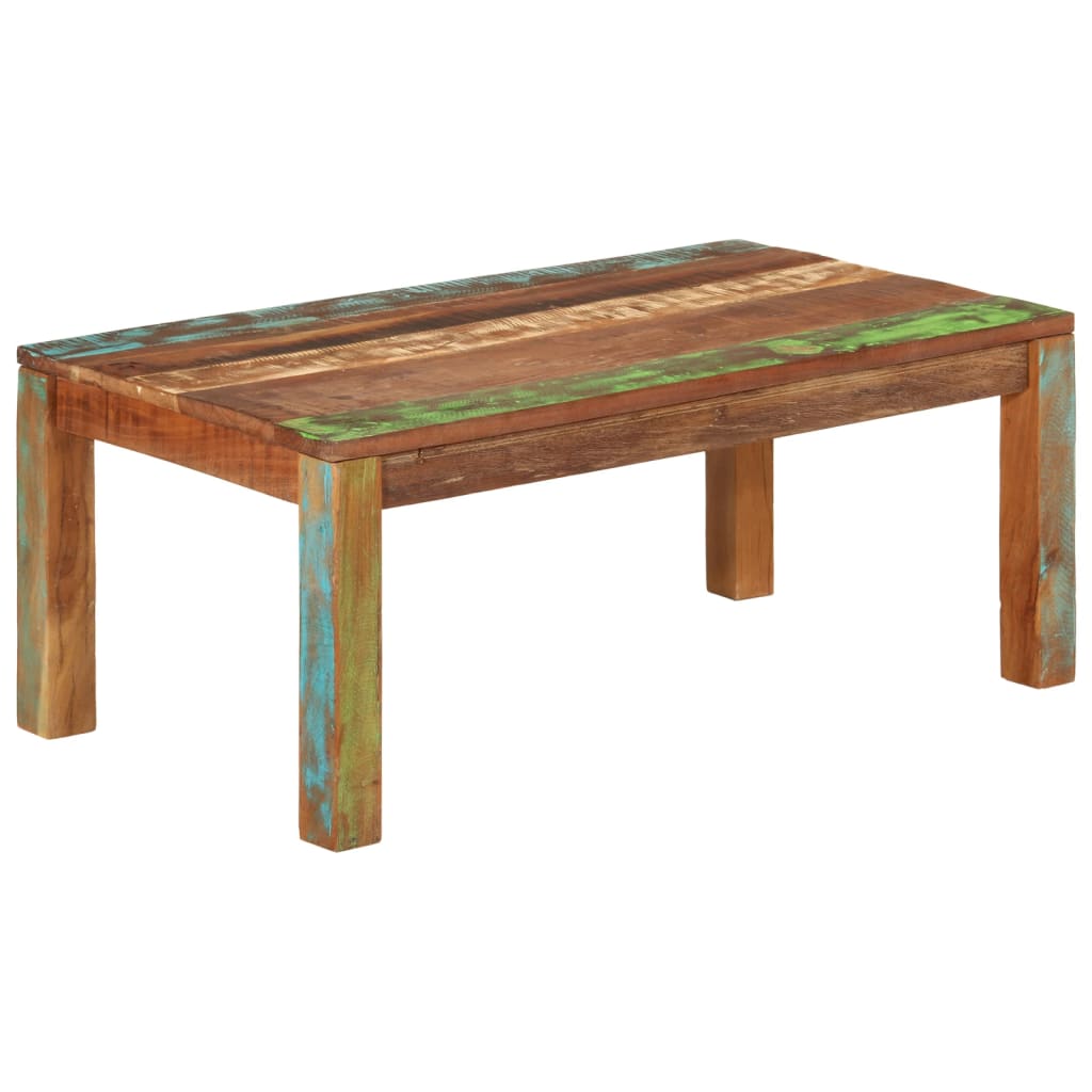 Konferenční stolek 100 x 55 x 40 cm masivní recyklované dřevo