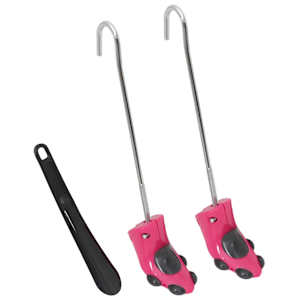 Raztegovalniki za škornje z žlico roza EU 34-40 plastika