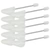 vidaXL kingapuud 5 tk, valge, EU 38-44, plast