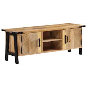 TV skříňka 110 x 35 x 40 cm masivní mangovníkové dřevo - obrázek 1