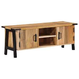 TV skříňka 110 x 35 x 40 cm masivní mangovníkové dřevo - obrázek 11