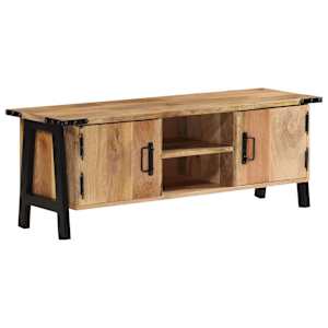TV skříňka 110 x 35 x 40 cm masivní mangovníkové dřevo - obrázek 10