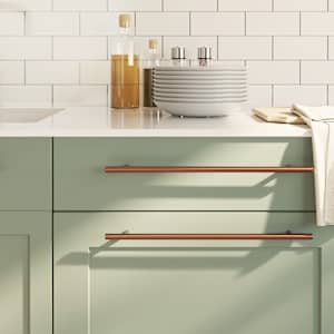 Ročaji za omarico 10 kosov bron 320 mm nerjaveče jeklo