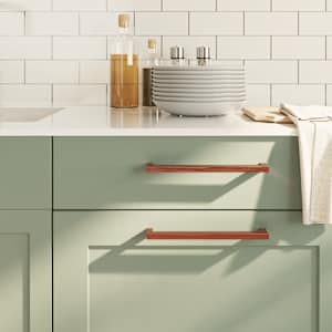 Ročaji za omarico 10 kosov bronasti 224 mm nerjaveče jeklo