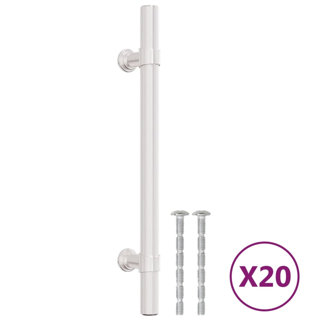 Thumbnail - vidaXL Möbelgriffe 20 Stk. Silbern 128 mm Edelstahl