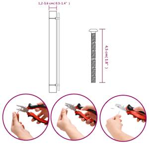 Nábytkové úchytky 10 ks černé 480 mm nerezová ocel - obrázek 9