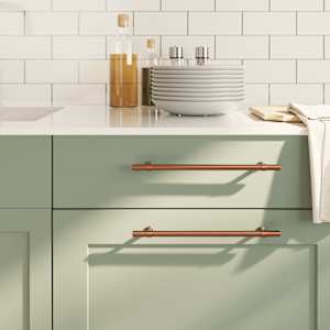 Ročaji za omarico 10 kosov bronasti 224 mm nerjaveče jeklo