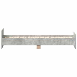 Rám postele betonově šedý 75 x 190 cm Small Single kompozit - obrázek 5