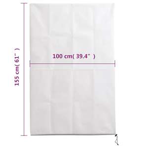 Ochranné návleky na rostliny na zip 2 ks 70 g/m² 1 x 1,55 m - obrázek 10