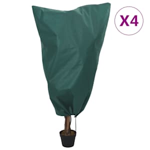 vidaXL pingutusn&ouml;&ouml;riga taime fliiskatted 4 tk, 70 g/m&sup2;, 0,8x0,8 m