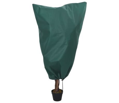 vidaXL Wintervlies mit Kordelzug 4 Stk. 70 g/m&sup2; 0,8x0,8 m