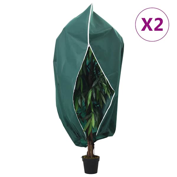 vidaXL lukuga taime fliiskatted 2 tk, 70 g/m&sup2;, 1 x 1,55 m