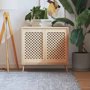 Vrata za omarico z mrežico 2 kosa 39,5x61,5 cm trdna borovina