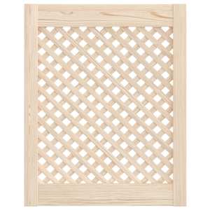 Nábytková dvířka mřížkový design 2 ks 49,5 x 61,5 cm borovice - obrázek 3