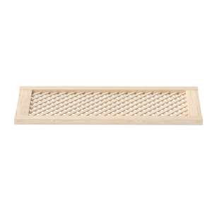 Nábytková dvířka mřížkový design 2 ks 39,5 x 99 cm borovice - obrázek 4