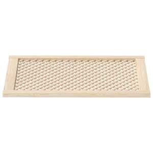 Nábytková dvířka mřížkový design 2 ks 59,5 x 99 cm borovice - obrázek 4