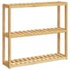 vidaXL 3-tasandiline vannitoariiul, seinale kinnitatav, 60x15x54 cm
