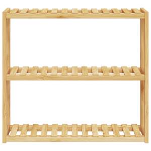 Koupelnový regál 3patrový nástěnná 60 x 15 x 54 cm bambus - obrázek 3