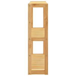 Koupelnový regál 3patrový nástěnná 60 x 15 x 54 cm bambus - obrázek 4