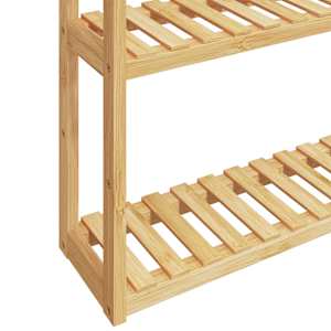 Koupelnový regál 3patrový nástěnná 60 x 15 x 54 cm bambus - obrázek 6