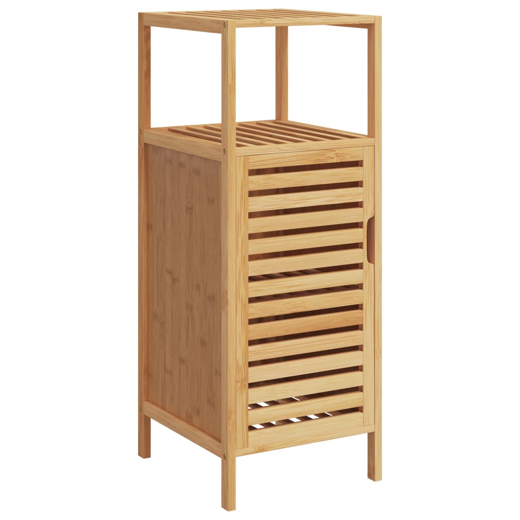 Badezimmerschrank mit Ablage 36x33x87 cm Bambus