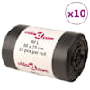 vidaXL pr&uuml;gikotid, 250 tk, must, 60 l