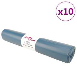 vidaXL pr&uuml;gikotid, 100 tk, sinine, 120 l
