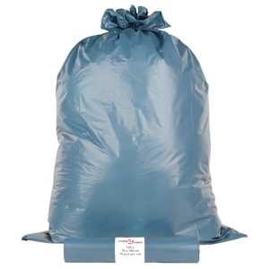 Pytle na odpadky 100 ks modré 120 l - obrázek 3
