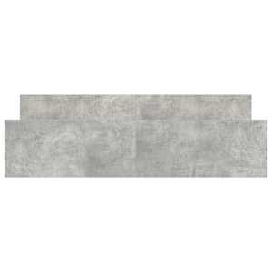 Rám postele s hlavovým a nožním čelem betonově šedý 160x200 cm - obrázek 5